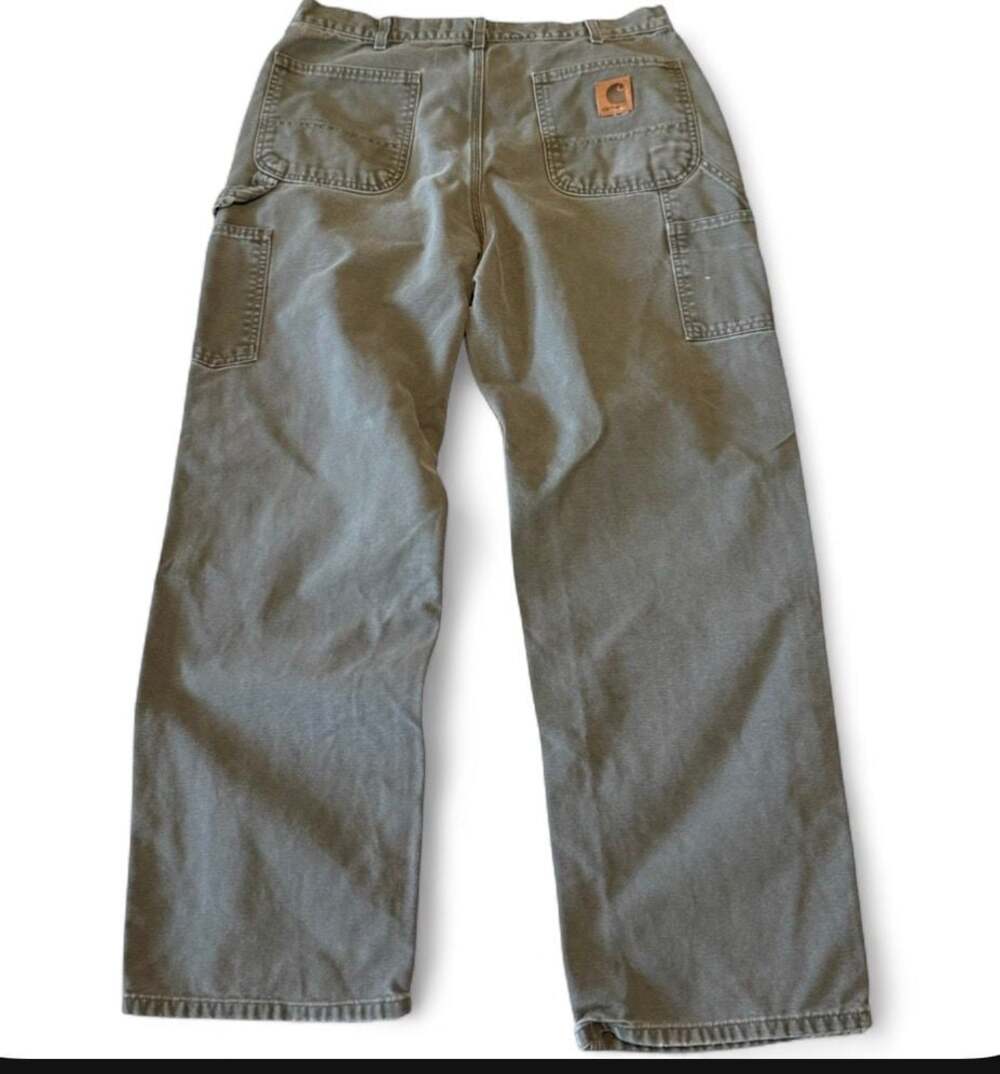 Carhartt B11 MOS Washed Duck Work Dungaree Pants 36x32